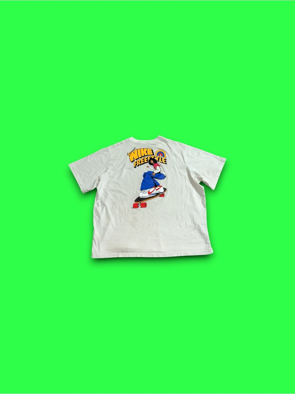 The Nike tee sportswear Freestyle Skateboarding T-Shirt white mens XL